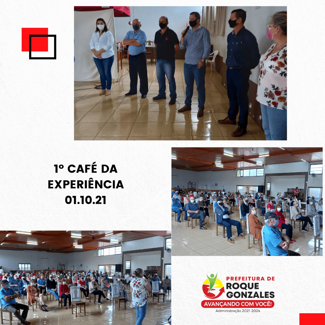 1º CAFÉ DA EXPERIÊNCIA - HOMENAGEM AOS IDOSOS